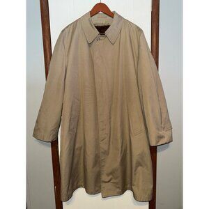 Vintage London Fog Maincoats Esp For Wallachs Long Lined Trench Winter Coat 44 R